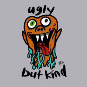 Ugly but kind - Mens Block T shirt - Mens Block T shirt Design