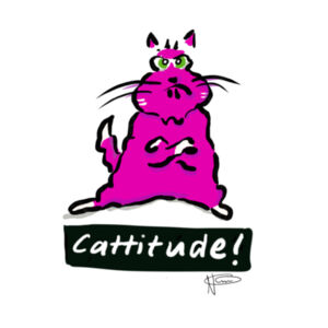 Cattitude - Kids Wee Tee Design