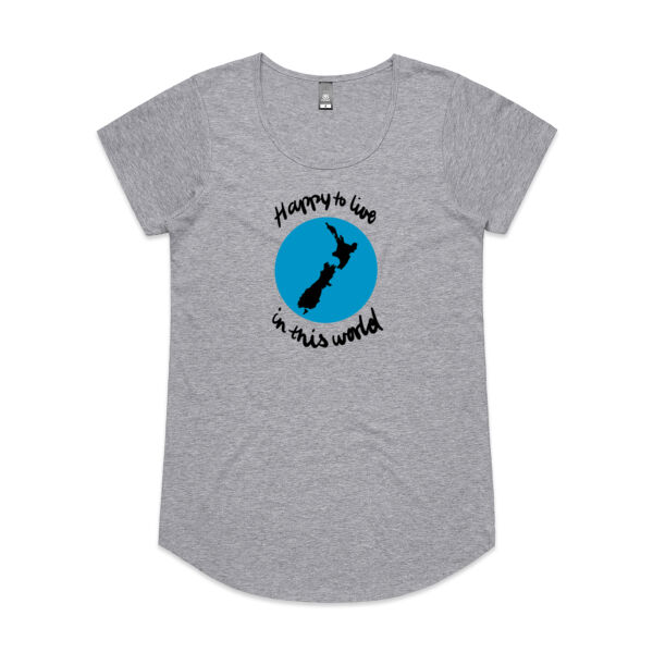 Happy to live in NZ - Womens Mali Tee Thumbnail