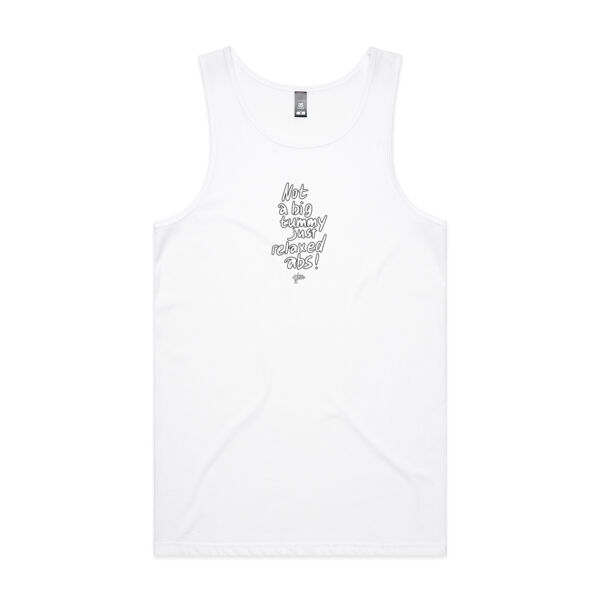 Dad's abs - Mens Lowdown Singlet Thumbnail