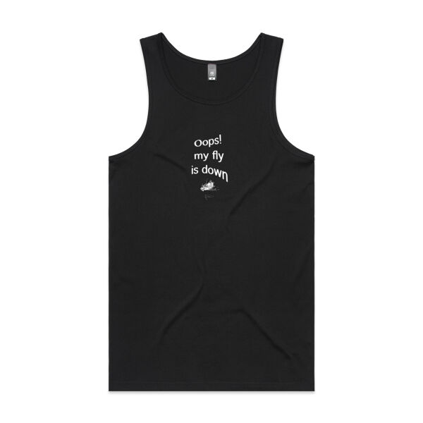 Oops! - Mens Lowdown Singlet Thumbnail